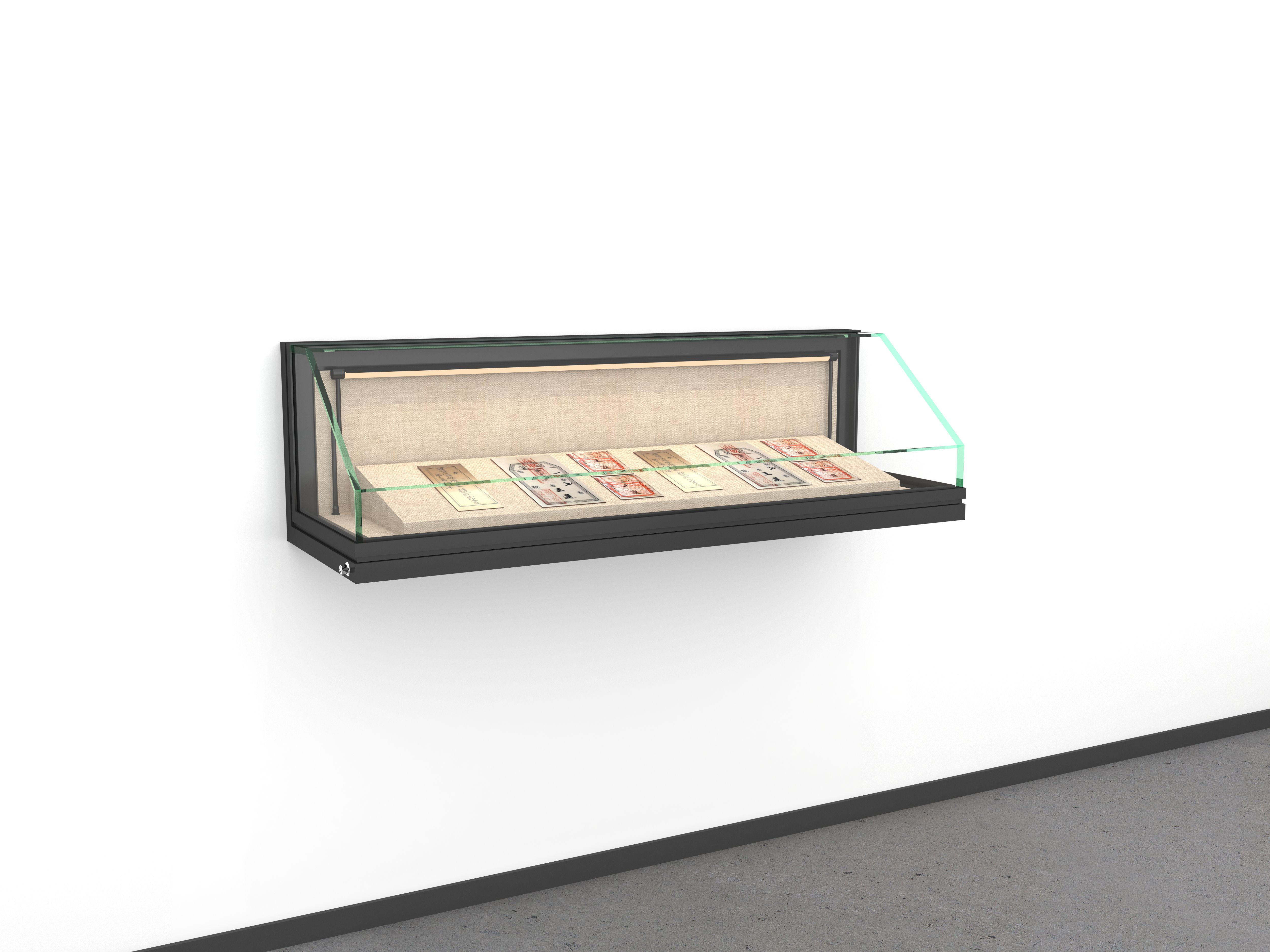 博物館懸掛展柜